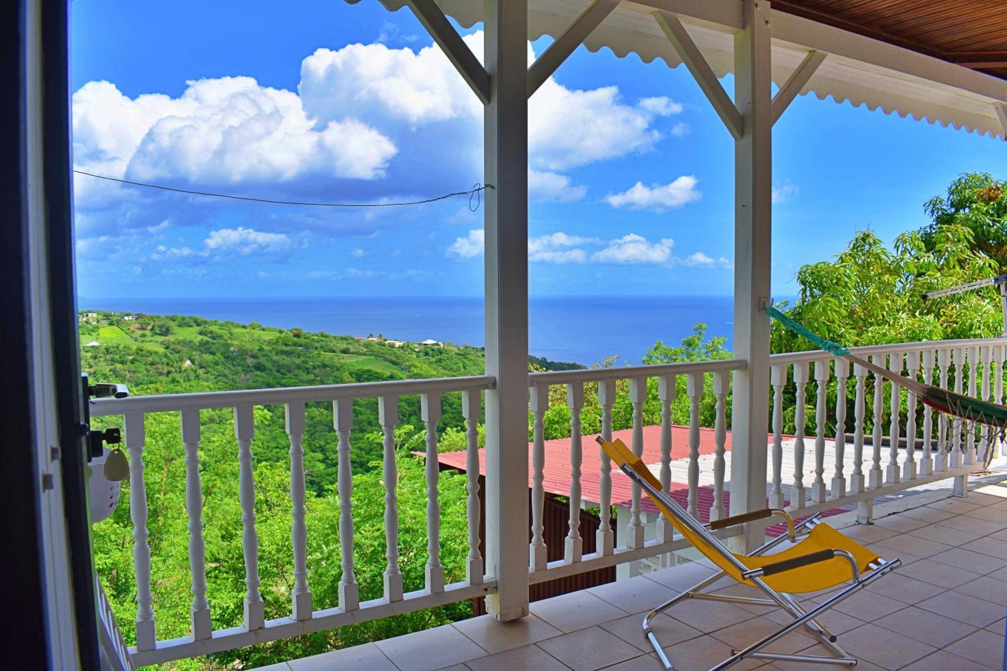 Lauramar Noix De Cajou - Vue Mer Et Montagne Villa Le Carbet Exterior photo